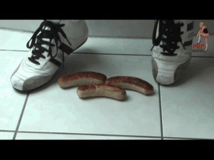 Sausage under Sneakers