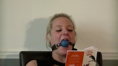Gagged, reading & spitting 1