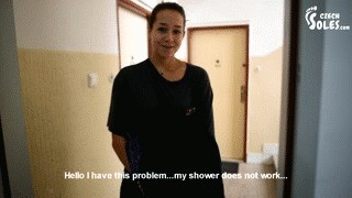 Her shower does not work