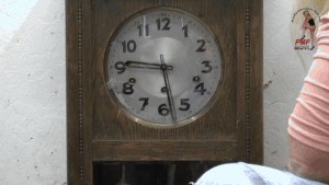 Expenive historical Clock under Boots