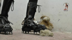 Stuffed Toys under cruel Boots