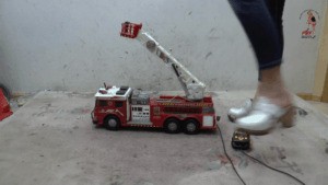 Fire Truck vs Wodden Clogs