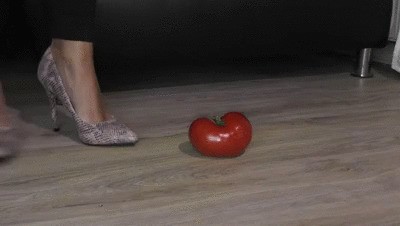 High Heels crush Tomato
