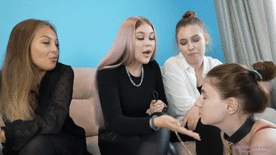 NICOLE, PAMELA and AURORA - Your face will be wet with our spitting (HD)