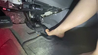 Driving barefoot