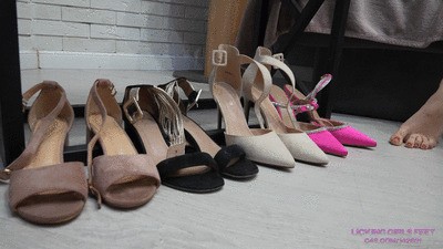 MICHELLE - Help me choose date shoes (4K)