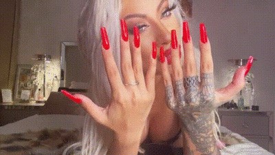 Long nails on your cock
