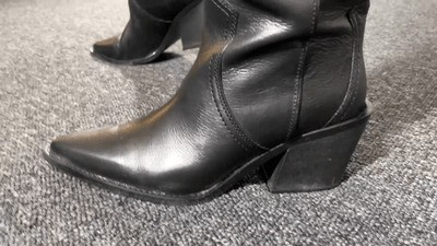 Lady Isla - Hands Trampling in my Brand New Leather Boots (1080p MP4)