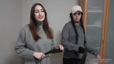 KARINA and SARAH - Your fate depends on us, whore! (4K)