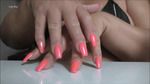 Pink Shiny Nails