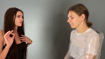 Rough Triple Lesbian Humiliation Spitting In Face And Mouth Of A Mummified Bitch Close Up