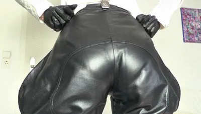 Be my spittoon and leather ass kisser