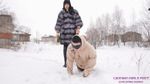 Jane - Walking With My Pet In Snowy Weather! (4k)