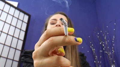 Mistress Anfisa - Eat cigarette ash!