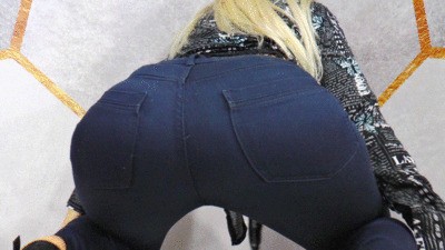 Princess Serena - She makes you horny with her sexy jeans ass!