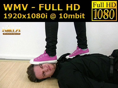 12-001 - Trampling in converse shoes (WMV - FULL HD - High Definition)
