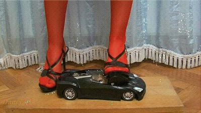 Stockings on the car