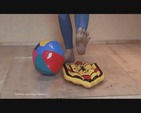 Inflatables Under Pretty Feet