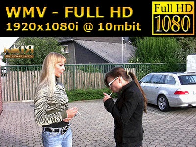 03-012 - Me & Lena having a smoke break (WMV - FULL HD - High Definition)