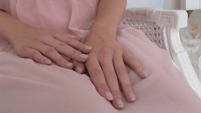 Emma shows you her soft hands