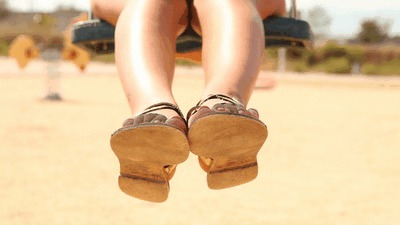 Sandals up close