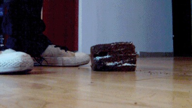 Cake crushing in Converse, then EAT THAT SHlT ! (HD)