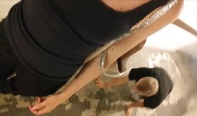 REAL: Paypig Daniel humiliated in the cellar :D