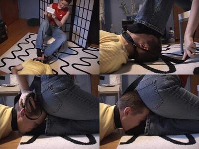 Humiliated under the Feet of an 18yr Old!
