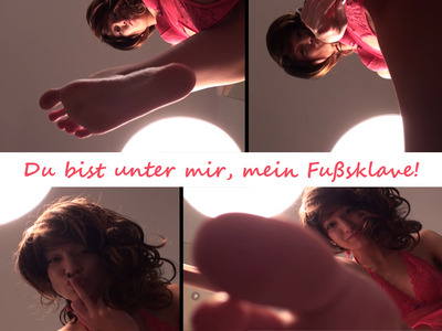 I crush you, with my bare feet!