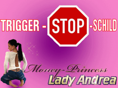 Trigger-Stopschild! Sitzung!