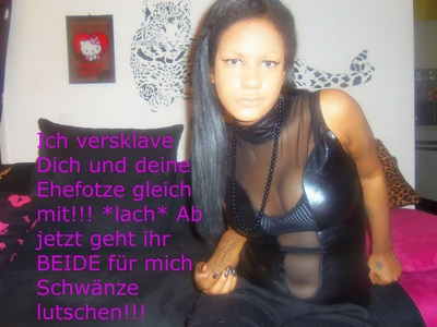 YOUR wife will suck cocks for me !